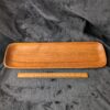 Hand-Carved Wooden Trays | Choose Butternut Leaf from North Carolina or Norway Leaf, or Long Rectangle Tray | Rustic Artisan Serveware - Image 2