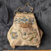 Antique Whiting & Davis Mesh Bag | Beaded Art Deco Purse | Handmade Embroidered Reticule | 1900s-30s Vintage Handbags - Image 8