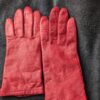 Vintage Fownes Red Leather Gloves | Size 7 | Soft Lined Leather Driving Gloves | Classic Mid-Century Winter Fashion - Image 2