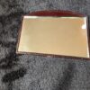 Vintage Etienna Aigner Taupe Leather Clutch Bag with EA Mirror / Retro Handbag Purse / Accessory Elegant Fashion / Classic Evening Accessory - Image 10