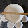 Vintage Ceramic Popcorn Bowl Set | Large Serving Bowl & 4 Individual Bowls | Retro Movie Night Decor - Image 5