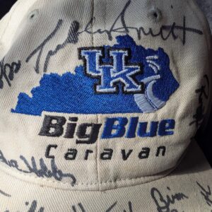 University of Kentucky Big Blue Caravan Hat | Autographed: Tubby Smith, Rich Brooks, Joker Phillips & More | New w/Tag | UK Big Blue Nation