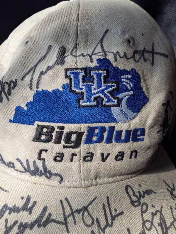 University of Kentucky Big Blue Caravan Hat | Autographed: Tubby Smith, Rich Brooks, Joker Phillips & More | New w/Tag | UK Big Blue Nation
