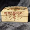 Antique Japanese Satsuma Dresser Box | Taisho Period Hand-Painted Porcelain with 4 Fan Trinket Trays - Image 6