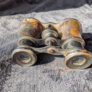 Antique Lemaire Paris Binoculars | Early 1900s Opera Glasses | French Brass & Leather Optics