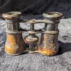 Antique Lemaire Paris Binoculars | Early 1900s Opera Glasses | French Brass & Leather Optics - Image 2