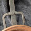 French Antique Copper Sauté Pan | Copper Sugar Work |Handcrafted with Wrought Iron Handle | 19th Century Cookware | Rustic Kitchen Décor - Image 3