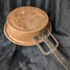 French Antique Copper Sauté Pan | Copper Sugar Work |Handcrafted with Wrought Iron Handle | 19th Century Cookware | Rustic Kitchen Décor - Image 6