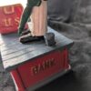 Vintage Uncle Sam Cast Iron Mechanical Bank | Patriotic Americana Collectible | Working Reproduction Coin Bank - Image 5