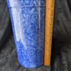 Vintage Blue Speckled Sponge Glaze Terra Cotta Utensil Holder | Rustic Farmhouse Pottery | Cottagecore Decor - Image 5