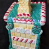 Vintage The Candy House Cookie Jar | Festive Gingerbread Style Canister | Christmas Kitchen Decor | Holiday Baking - Image 4
