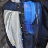 Vintage Cobalt Blue 4-Quart Glass Canister | Wills Bakery | Homestyle Bread & Cookies Jar - Image 2