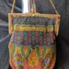 Antique Whiting & Davis Mesh Bag | Beaded Art Deco Purse | Handmade Embroidered Reticule | 1900s-30s Vintage Handbags - Image 5