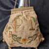 Antique Whiting & Davis Mesh Bag | Beaded Art Deco Purse | Handmade Embroidered Reticule | 1900s-30s Vintage Handbags - Image 9
