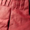 Vintage Fownes Red Leather Gloves | Size 7 | Soft Lined Leather Driving Gloves | Classic Mid-Century Winter Fashion - Image 4