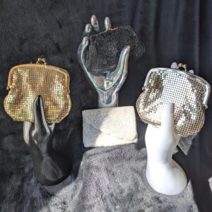 Vintage Coin Purses | Whiting & Davis Mesh, Beaded, Change Purse| Choice of Styles: Gold Mesh, Silver Mesh, Black Beaded, White Beaded