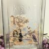 Antique Kis-Me Gum Jar | Embossed Glass Advertising with Label | Louisville KY Candy Co. | Early 1900s Store Display | Rare Americana Find - Image 3