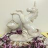 Vintage Unicorn Oil/Incense Burner | Iridescent Ceramic Tealight Diffuser | Whimsical Fantasy Decor | Repaired but Magical | Enchanted Vibes - Image 2
