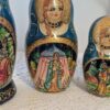Vintage Russian Nesting Dolls | Hand-Painted Matryoshka Dolls | Fairy Tale Prince & Belly Dancer Story | Unique Collectible Gift | Folk Art - Image 5
