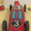 Russ Yesterday’s Favorites Wind-Up Tin Race Car | Vintage Style #3 Racer with Original Box | Retro Toy Collectible - Image 6