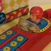 Russ Yesterday’s Favorites Wind-Up Tin Race Car | Vintage Style #3 Racer with Original Box | Retro Toy Collectible - Image 2
