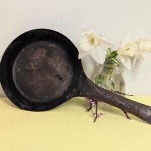 Vintage L & G Coldhandle No. 50 Cowboy Skillet | Early 20th Century Frying Pan |  | Camping Skillet | Chow Wagon Skillet | Primitive Living