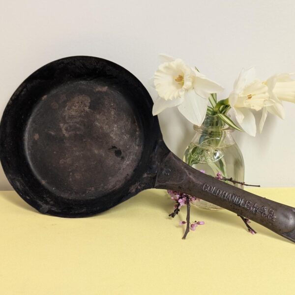 Vintage L & G Coldhandle No. 50 Cowboy Skillet | Early 20th Century Frying Pan |  | Camping Skillet | Chow Wagon Skillet | Primitive Living