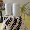 White Ceramic Salt & Pepper Shaker Set | Minimalist Cylinder Shakers | Classic Glossy White | Retro Kitchen Tableware - Image 8
