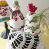 Fitz and Floyd Christmas Tree & Snowman Salt and Pepper Shaker Set | Ceramic Holiday Shakers | Collectible Christmas Kitchen Decor - Image 4