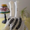 Vintage Tupperware Salt & Pepper Shaker Set | White Plastic Mini Shakers | Mid-Century Kitchenware | Retro Tabletop | 6 Inch Tall Set - Image 3