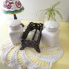 Chris Madden Forêt Salt & Pepper Shaker Set | Ivory Ceramic with Cast Iron Stand | JCPenney Home Collection | Rustic French Kitchen Decor - Image 8