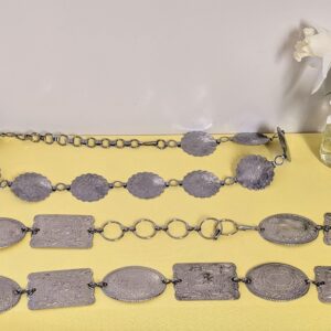 Vintage Silver Medallion Chain Belt | Statement Waist Belt or Boho Festival Jewelry | Western Wear | Choice of Design