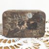 Antique Dart Family Nail Tin Box | S.H. Kress & Co. Hardware Container | Primitive Rusty Metal Hinged Storage Box - Image 4