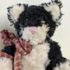 1998 Boyds Mohair Bear Collection | Spiro T. Cattington 13" Jointed Cat Plush | Rare Black & White Cat Bear with Tag - Image 2