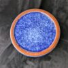 Vintage Blue Speckled Sponge Glaze Terra Cotta Utensil Holder | Rustic Farmhouse Pottery | Cottagecore Decor - Image 4