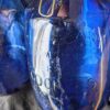Vintage Cobalt Blue 4-Quart Glass Canister | Wills Bakery | Homestyle Bread & Cookies Jar - Image 7