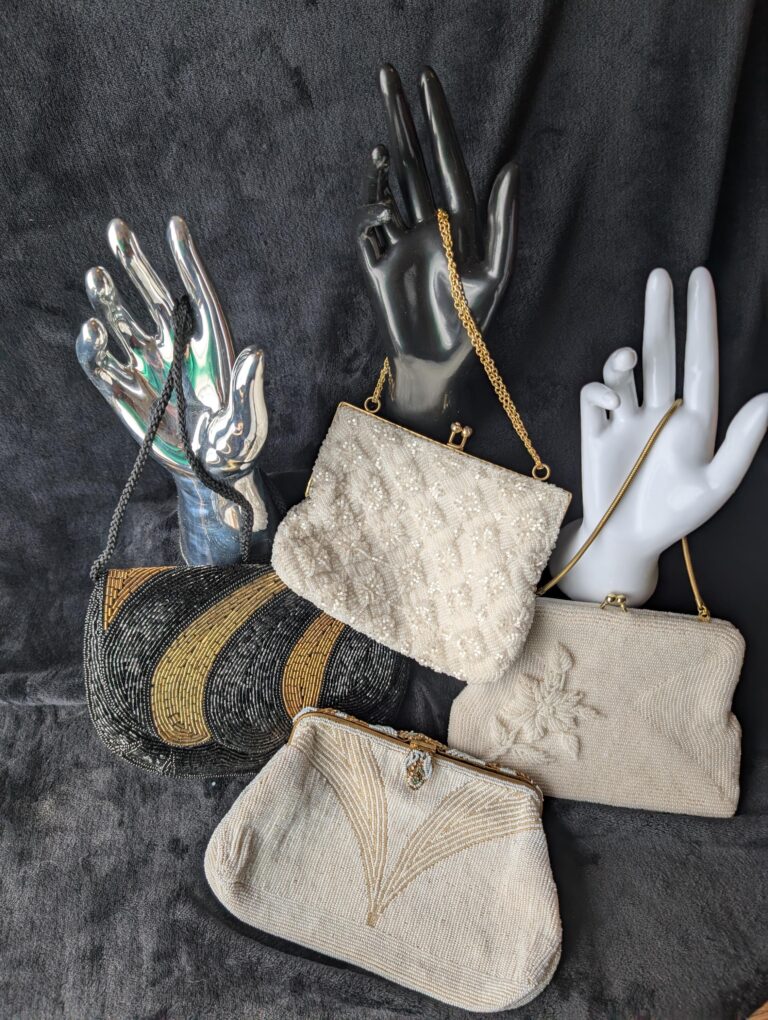 Vintage Beaded Evening Bags | 1920s Art Deco & Floral Styles | Choice of Elegant Clutches and Purses | 50s - 60s Styles