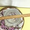 Antique Kis-Me Gum Jar | Embossed Glass Advertising with Label | Louisville KY Candy Co. | Early 1900s Store Display | Rare Americana Find - Image 7