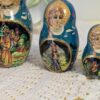 Vintage Russian Nesting Dolls | Hand-Painted Matryoshka Dolls | Fairy Tale Prince & Belly Dancer Story | Unique Collectible Gift | Folk Art - Image 9