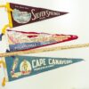 Vintage Felt Pennant | RARE Cape Canaveral, Niagara Falls, or Silver Springs | Retro Travel Souvenir Decor | Vintage Vacation Souvenir - Image 7