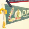 Vintage Felt Pennant | RARE Cape Canaveral, Niagara Falls, or Silver Springs | Retro Travel Souvenir Decor | Vintage Vacation Souvenir - Image 5