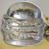 Vintage Novelty Cake Pans | 1986 Wilton Hamburger & Heart | Unmarked Aluminum 'Novelty' Cake Pan | Retro Party Bakeware - Image 6