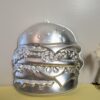 Vintage Novelty Cake Pans | 1986 Wilton Hamburger & Heart | Unmarked Aluminum 'Novelty' Cake Pan | Retro Party Bakeware - Image 2