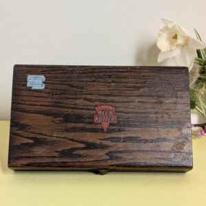 Antique Keen Kutter Knife Display Box | E.C. Simmons Simmons Hardware Co. No. K12D | Original Wood Display Case | Rustic Charm