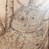 Handmade Owl Pyrography Wall Art | Rustic Burned Wood Forest Decor | Woodland Cabin Style Wall Hanging | Nature Lover Gift | Stunning Detail - Image 3