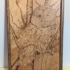 Handmade Owl Pyrography Wall Art | Rustic Burned Wood Forest Decor | Woodland Cabin Style Wall Hanging | Nature Lover Gift | Stunning Detail - Image 4