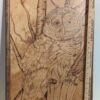 Handmade Owl Pyrography Wall Art | Rustic Burned Wood Forest Decor | Woodland Cabin Style Wall Hanging | Nature Lover Gift | Stunning Detail - Image 5