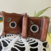 Vintage Novelty Salt & Pepper Shakers | Brown Ceramic Rocking Chair and Pot-Belly Stove | Clinton CT Souvenir | Fun Collectible Shakers - Image 5