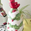 Fitz and Floyd Christmas Tree & Snowman Salt and Pepper Shaker Set | Ceramic Holiday Shakers | Collectible Christmas Kitchen Decor - Image 3