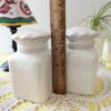 Chris Madden Forêt Salt & Pepper Shaker Set | Ivory Ceramic with Cast Iron Stand | JCPenney Home Collection | Rustic French Kitchen Decor - Image 6